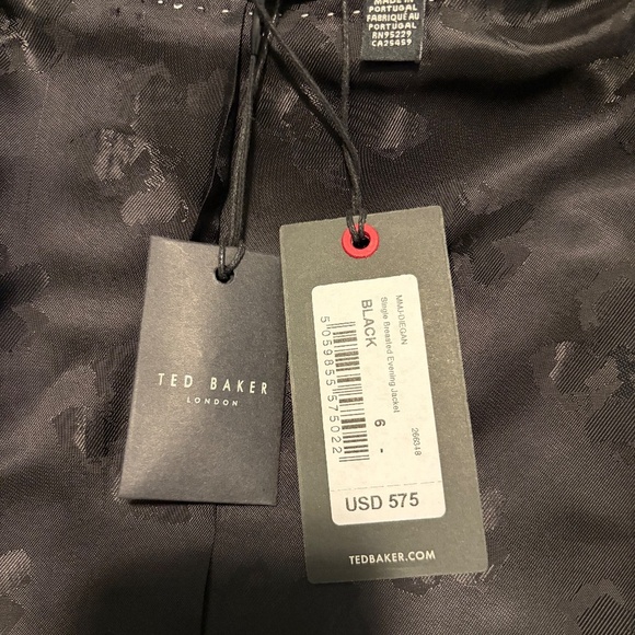 Ted Baker Modern Tuxedo Jacket - Brand New and Never Worn with Tags Attached - Picture 3 of 5